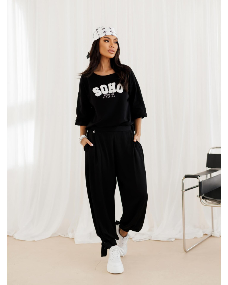 T-shirt SOHO By o la la...! czarny