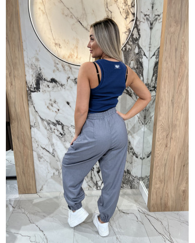 Bokserka z przeszyciem By o la la...! denim