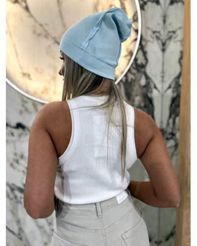 Bokserka z przeszyciem By o la la...! biała