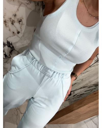 Bokserka z przeszyciem By o la la...! blue mint