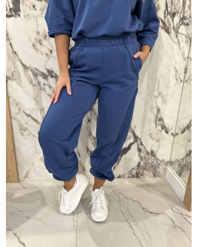 Spodnie dresowe z przeszyciem By o la la...! denim