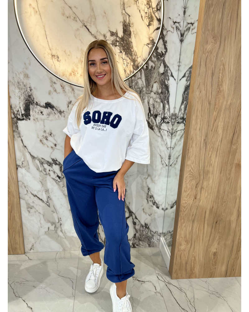 Spodnie dresowe z przeszyciem By o la la...! denim