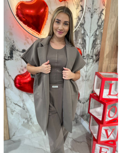 Kamizelka dresowa By o la la...! kakao