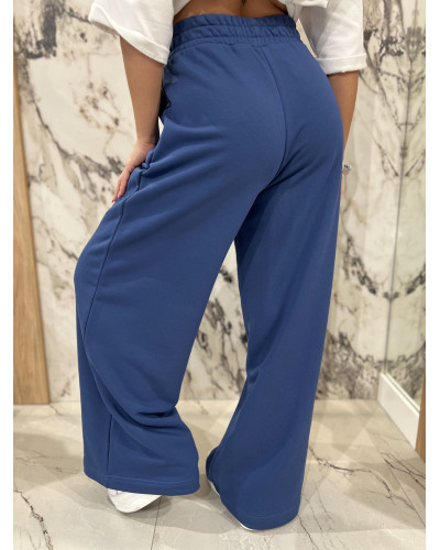 Spodnie dresowe z szeroką nogawką By o la la...! denim