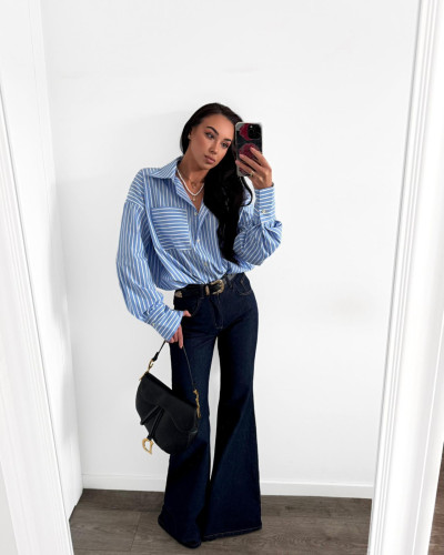 Spodnie jeansowe dzwony la milla