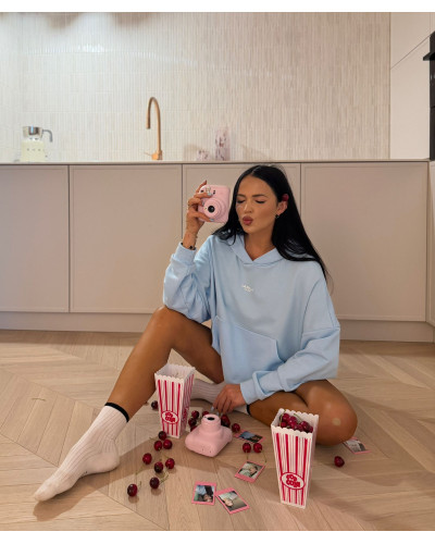 Bluza z kapturem La Milla błękitna