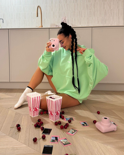 Bluza z kapturem La Milla jabłuszko