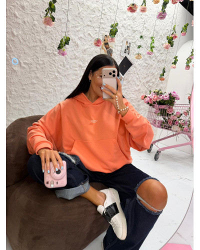 Bluza z kapturem La Milla pomarańcza