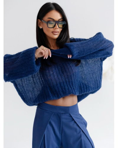 Sweter moherowy mgiełka By o la la...! denim