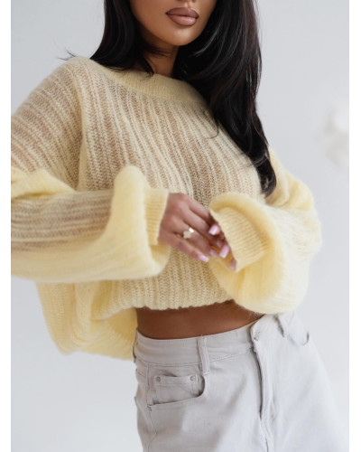 Sweter moherowy mgiełka By o la la...! sunshine