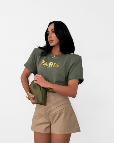 T-Shirt La Milla Paris khaki