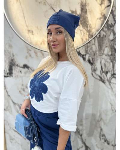 T-shirt stokrotka By o la la...! denim