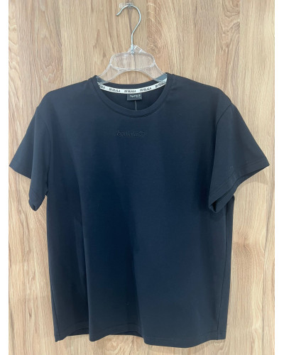 T-shirt z napisem By o la la...! czarna