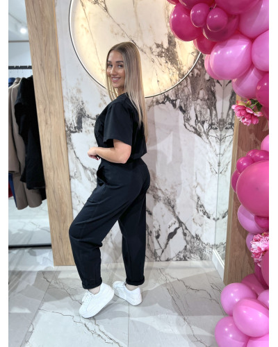 T-shirt BOHO By o la la...! czarny