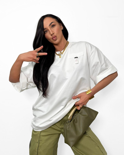 Bluzka La Milla śmietana z różem