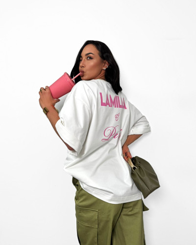 Bluzka La Milla śmietana z różem