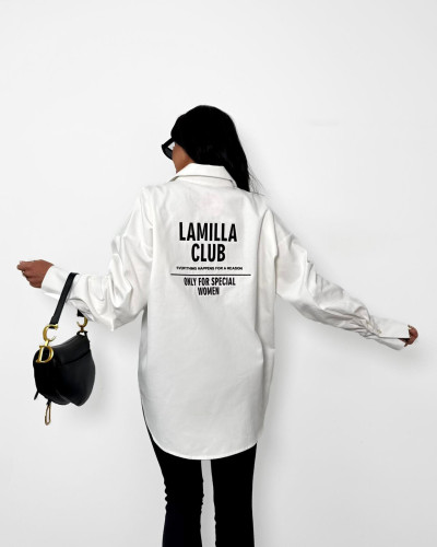 Koszula jeansowa La Milla Club biała