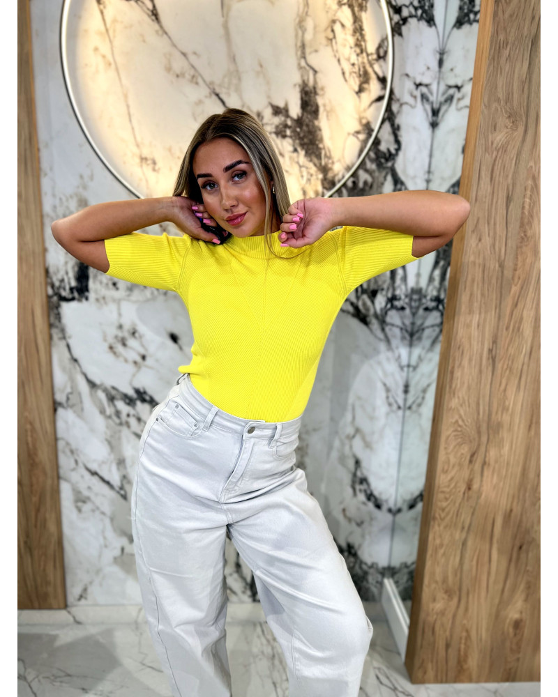 Półgolf prążkowany By o la la...! sunshine