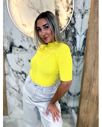 Półgolf prążkowany By o la la...! sunshine