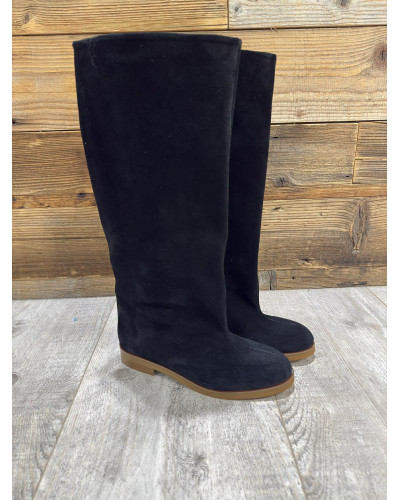 Kozaki zamszowe By o la la...! czarne