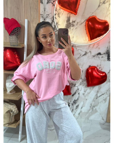 T-shirt SOHO By o la la...! sugar pink