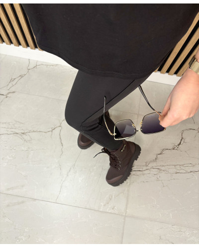 Legginsy z lamówką La Milla czarne