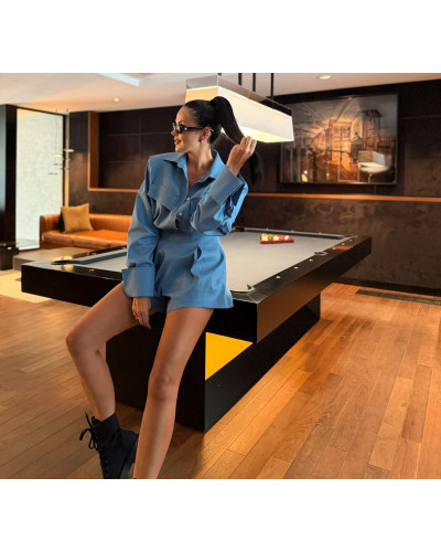 Koszula La Milla ciemny jeans