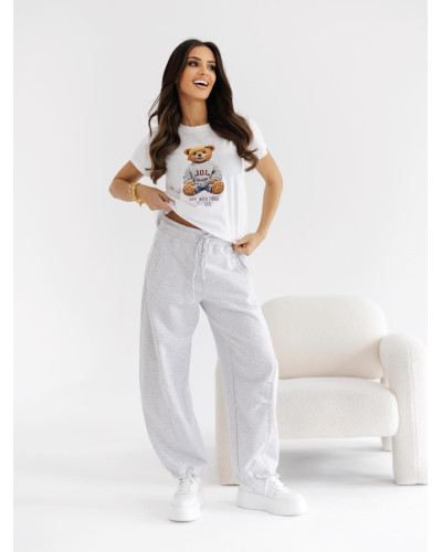 T-shirt z misiem By o la la...! sunshine