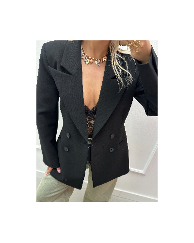 Marynarka taliowana EMO czarna