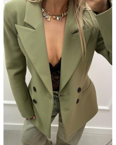 Marynarka taliowana EMO oliwkowa