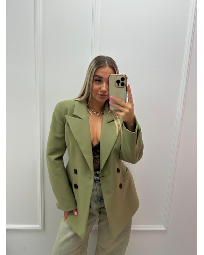 Marynarka taliowana EMO oliwkowa