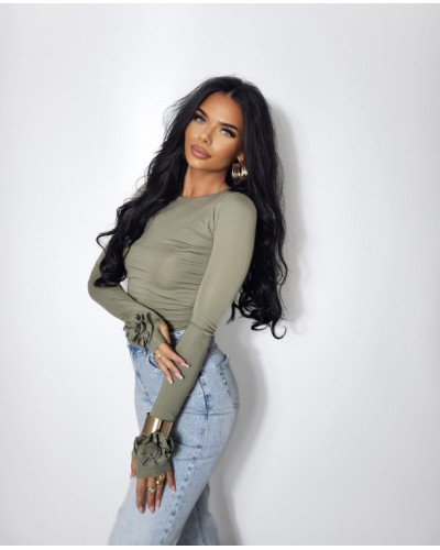 Bluzka ROSE oliwkowa