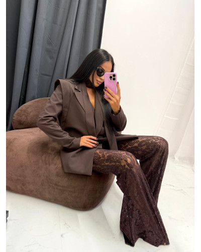 Marynarka wigilia La Milla czekoladowa