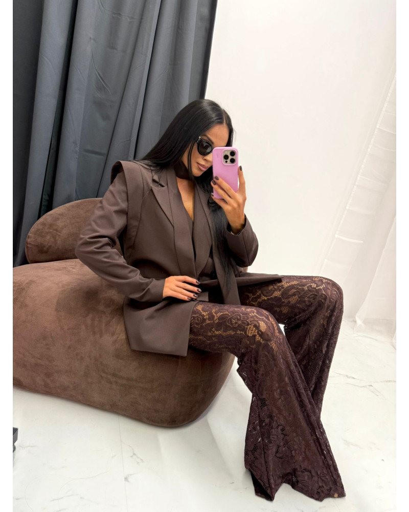 Marynarka wigilia La Milla czekoladowa