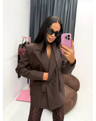 Marynarka wigilia La Milla czekoladowa