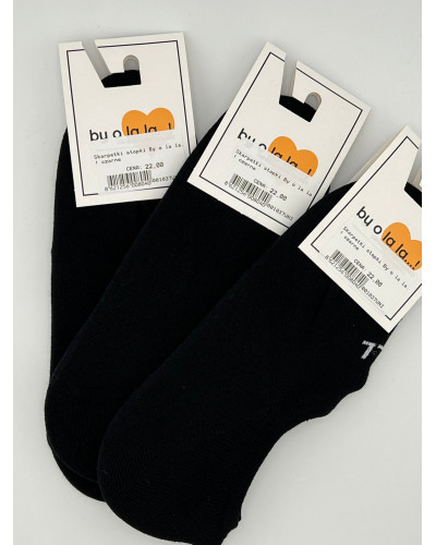 Stopki z logo OLL By o la la...! czarne