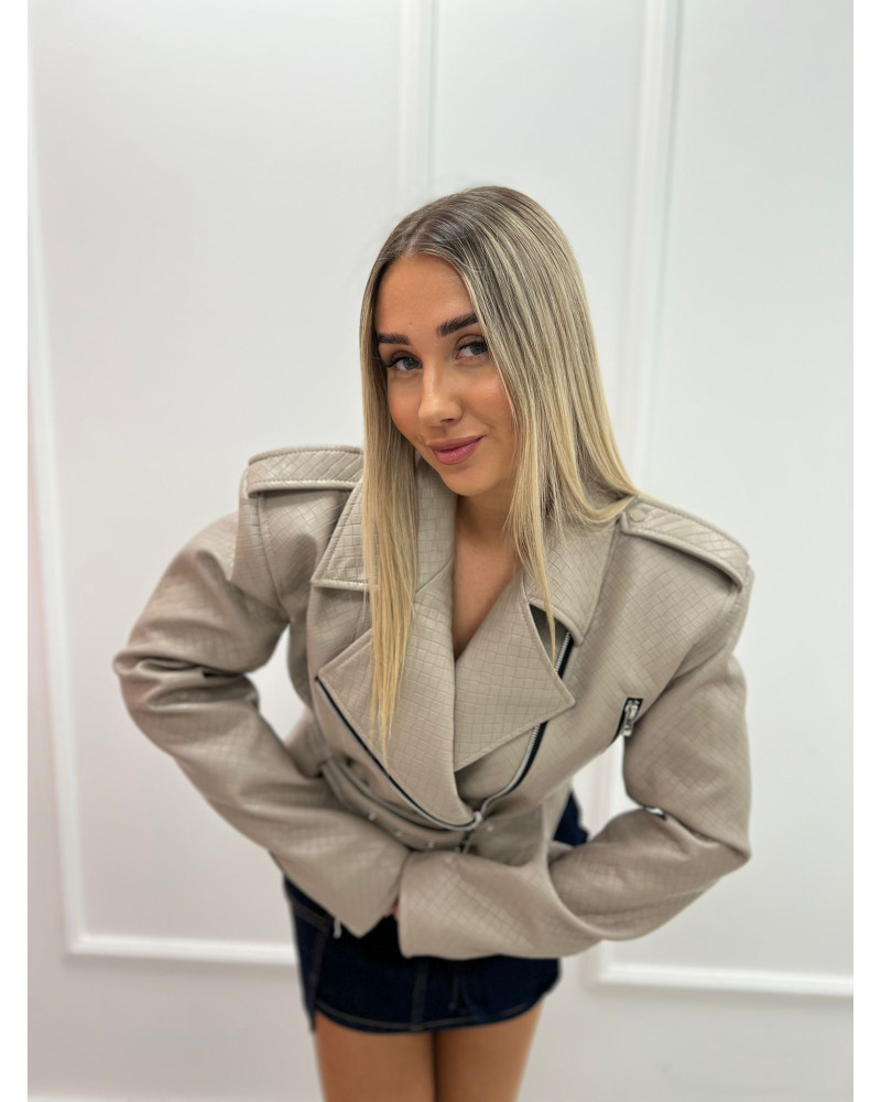 Ramoneska z paskiem La Milla beżowa