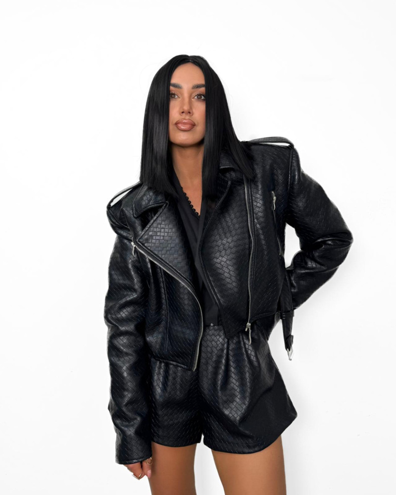 Ramoneska z paskiem La Milla czarna