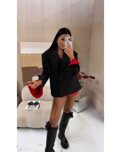 Marynarka z czerwonym mankietem La Milla