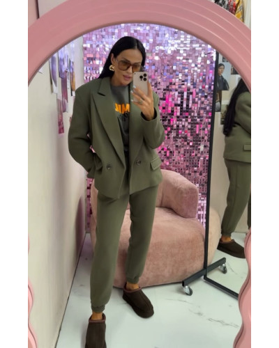 Marynarka dresowa La Milla khaki