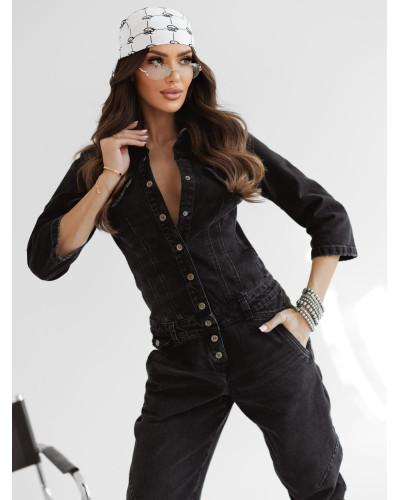 Apaszka duża By o la la...! biała