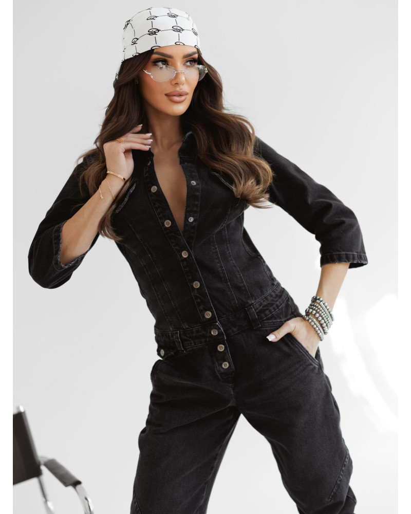 Apaszka duża By o la la...! biała