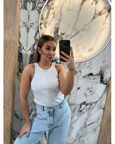 Bokserka Wiosna By o la la...! szary melanż