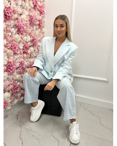 Marynarka SLAY błękitna