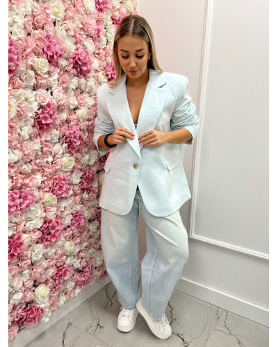 Marynarka SLAY błękitna