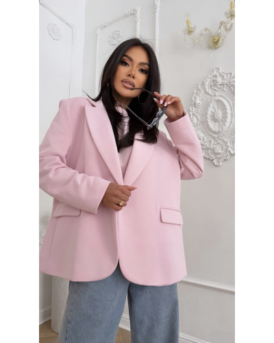 Marynarka SLAY pudrowy róż