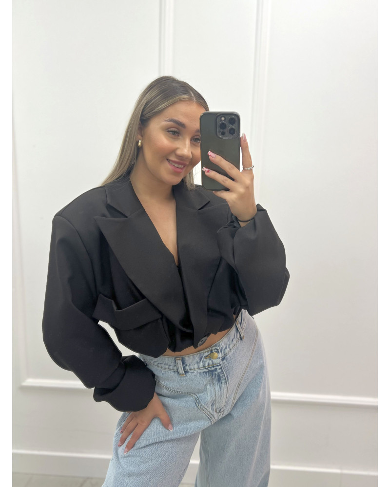 Marynarka chmurka La Milla czekoladowa