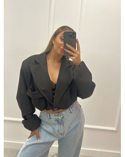 Marynarka chmurka La Milla czekoladowa