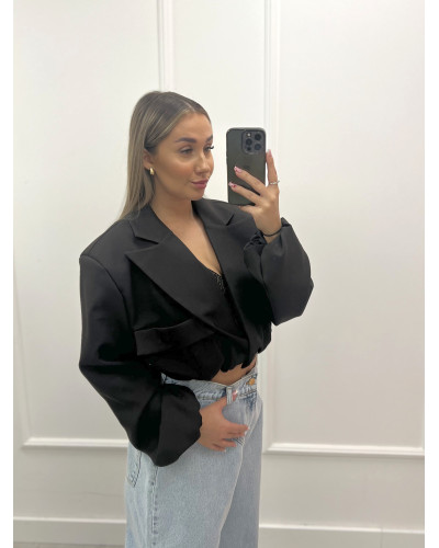 Marynarka chmurka La Milla czekoladowa