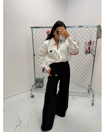 Spodnie dresowe z logo La Milla czarne